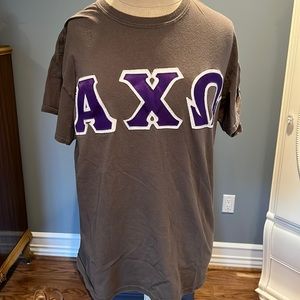 Alpha Chi Omega Stitched Letters